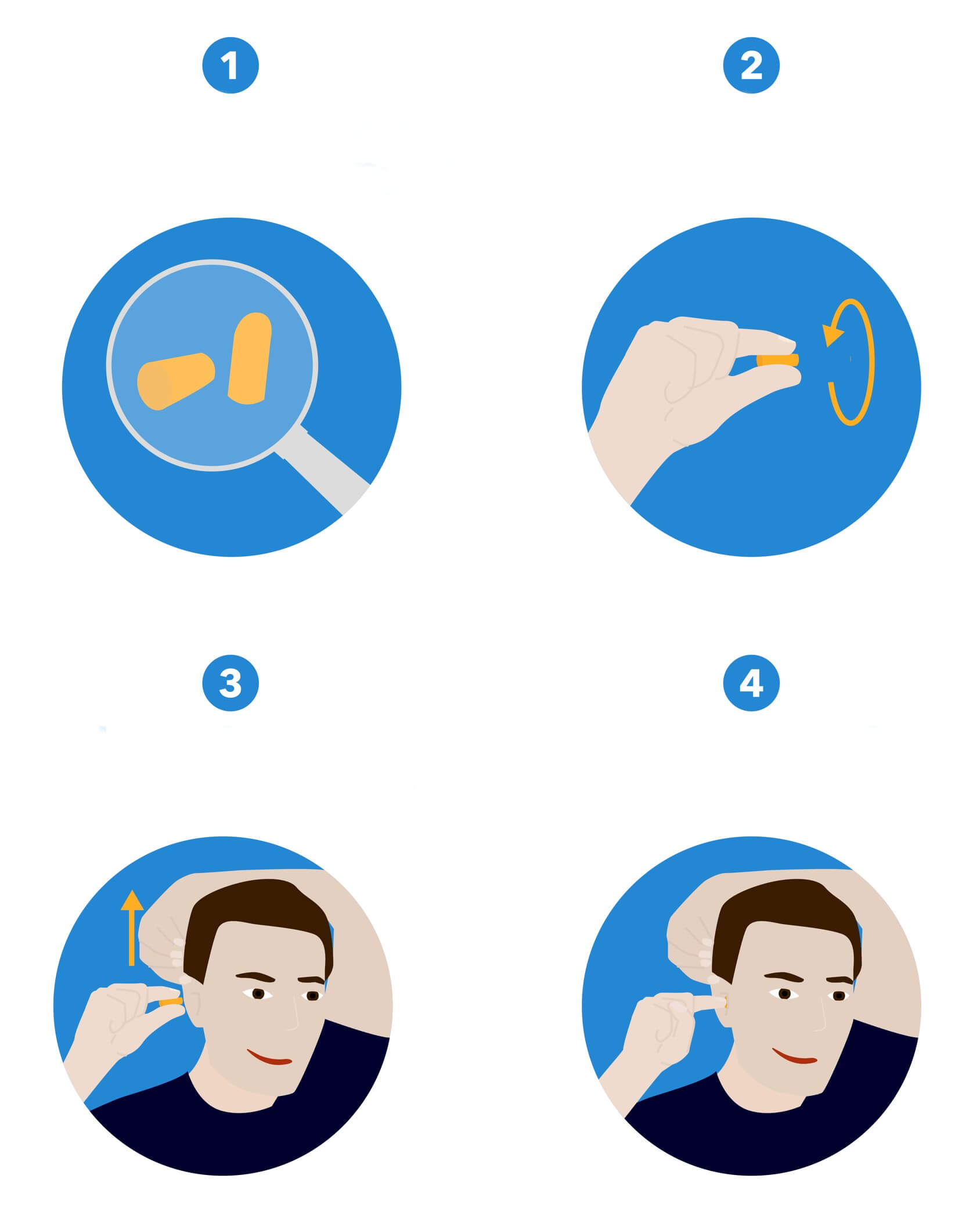 ¿cómo pones tapones para dormir?