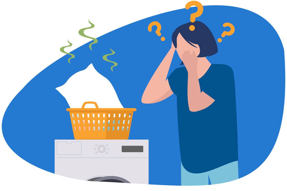 Imagen perdida de almohada sucia, esperando respuesta de disenadoras